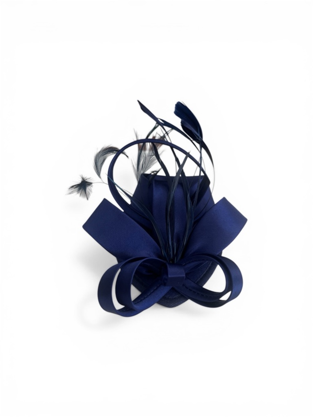 Fascinator Navy Blue - Picture 2 of 4